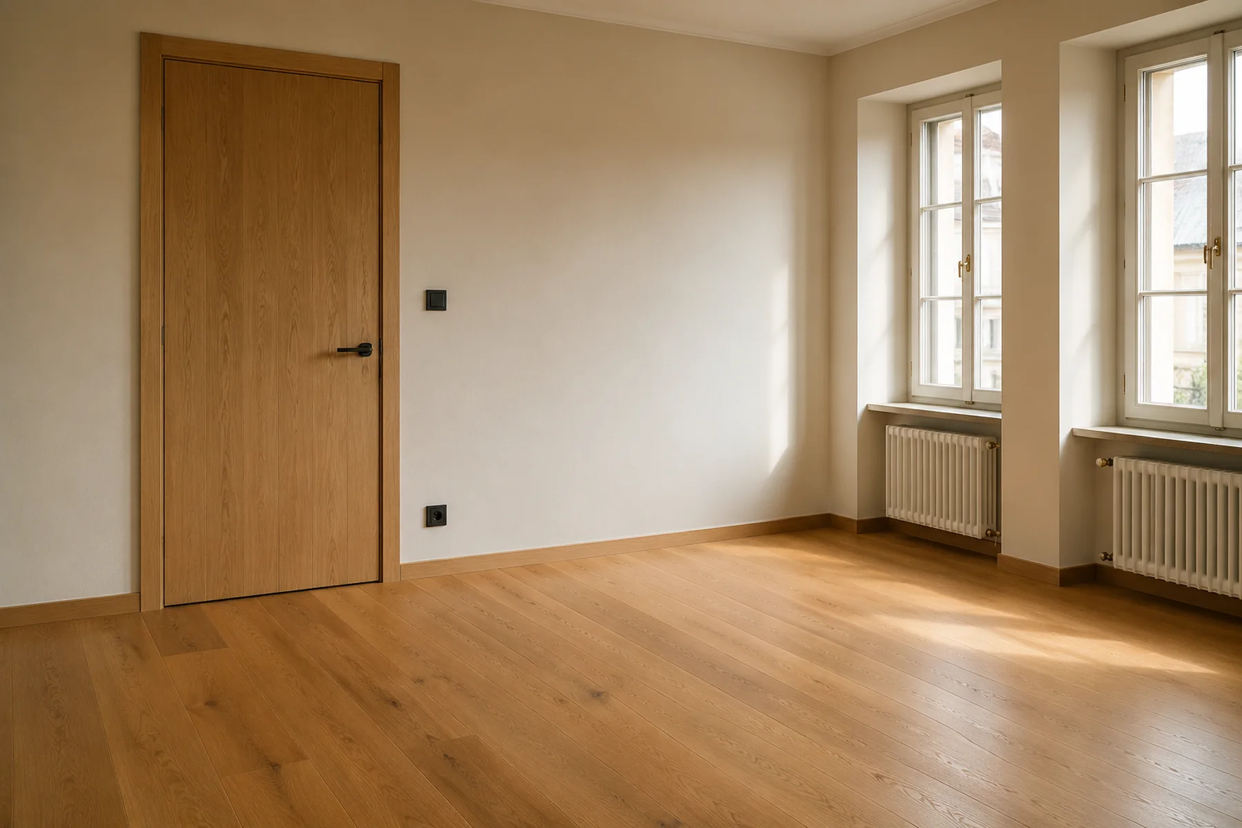 Podlahy a dveře v kanceláři